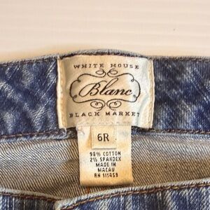 White House Black Market Blanc Women's Denim Jeans in Blue